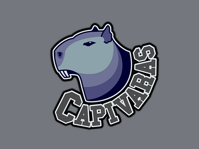 Capivaras Dev Team Logo branding illustration logo