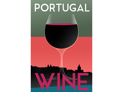 Drinks of the World #1: Portugal design illustration