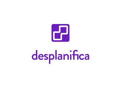 Desplanifica logo branding logo