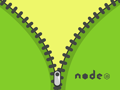 Node.js Decompression - Article Cover Artwork artwork illustration node.js