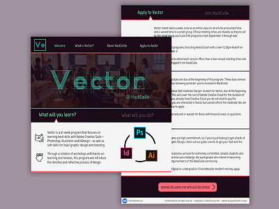 Vector Minisite Mockup education education website website