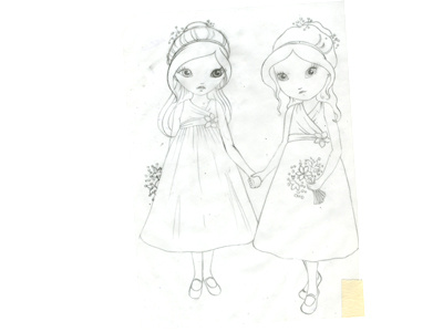 Bridesmaids illustration