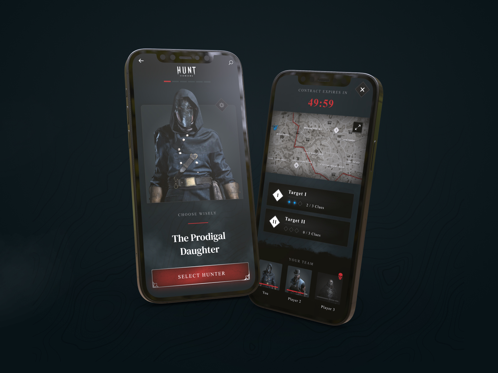 Hunt: Showdown - Mobile Companion App Concept