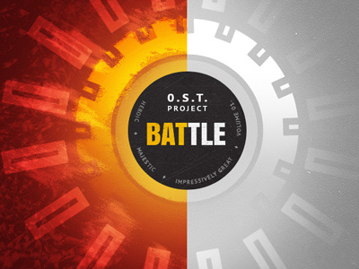 OST Project: Battle battle black circle designersmx fire grey orange red texture