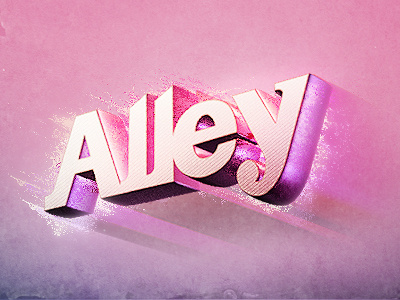 Alley Oop! alley oop allison nold pink teamwork texture typography white