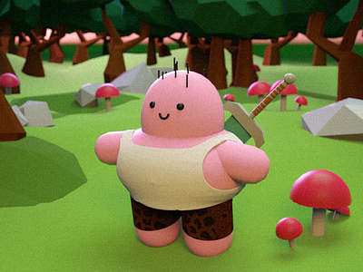 baboso 3d characterdesign cinema4d design