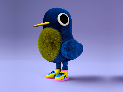 Bird? 3d animation characterdesign cinema4d design illustration