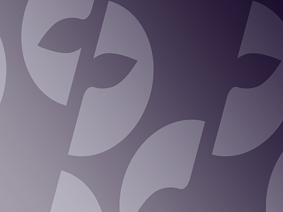 Purple shoots branding logo pattern