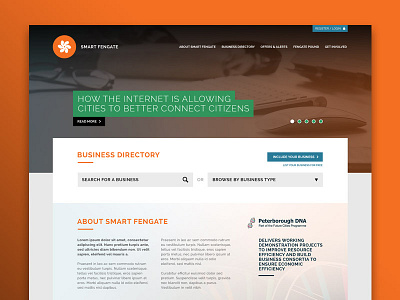 Smart Fengate pitch webdesign website