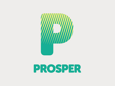 Prosper Mark and Logotype branding identity logo logotype mark