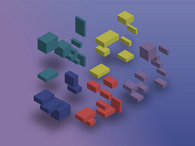 Apart illustrator isometric