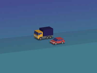 Beep beep! 3d illustrator