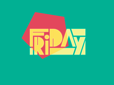 Friday Again illustrator typography