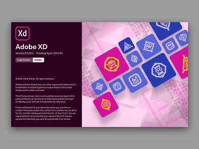 Adobe XD splash screen adobe xd creative mints freebie icons ui design