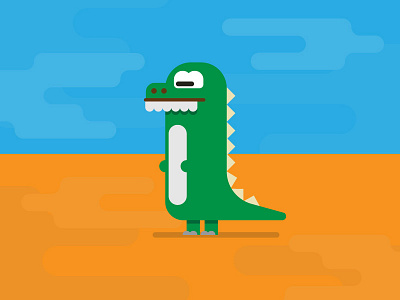 D for Dinosaur design challenge dinosaur illustration quick