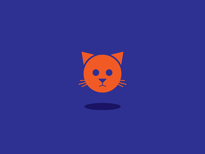 Meow cat icon illustration illustrator