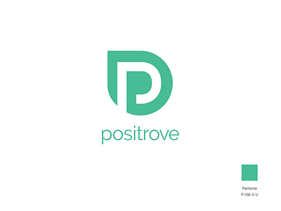Positrove Logo branding design flat logo vector