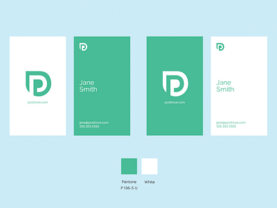 Positrove Business Card Design