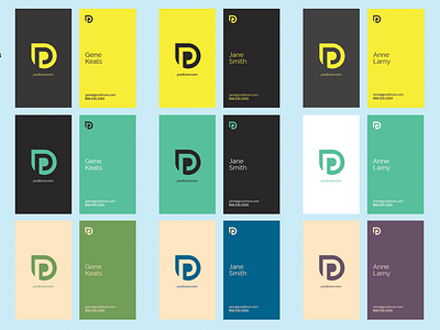 Positrove Business Card Design Exploration