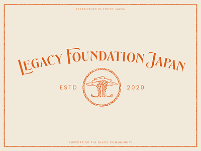 Legacy Foundation Japan brand identity branding color palette icon illustration logo