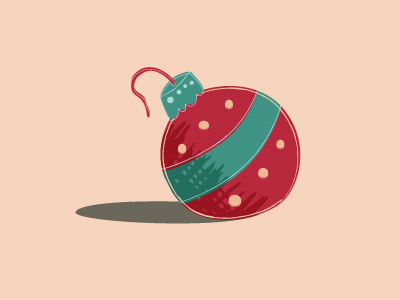 Christmas Cheer christmas green ornament red series sketchy small texture vector