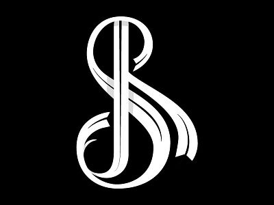 Rough of a Rough (part 2) black logo mongram r s vector white
