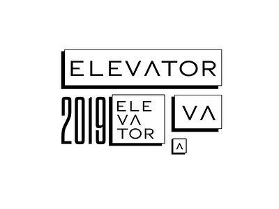 Elevator 💀 brand design brand identity event logo logo set