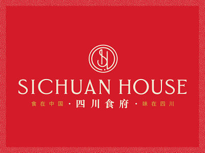 Sichuan House Branding brand identity branding design chinese restaurant logo restaurant branding