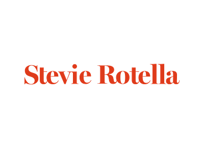 Stevie Rotella Brand Identity