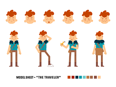 THE TRAVELER - Model Sheet