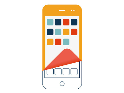 iOS app customization icon ios iphone vector