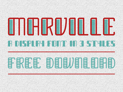Marville Download download font free marville