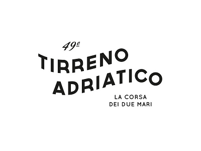 Tirreno - Adriatico bicycle cycling italy logo race