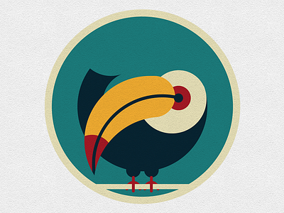 Toucan bird illustration sticker toucan tropical