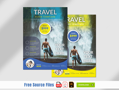 Travel Flyer Design a4 size branding brochure business identity design freedesign graphic design illustrator photoshop rkd rkdgraphic touradvertizing travelagency travelcompanyflyer travelflyer travelposter tripflyer