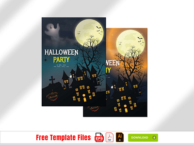 Halloween Party Flyer Design