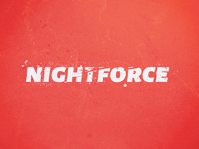 Nightforce Logo grunge logo