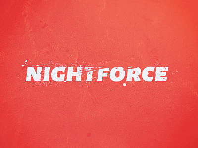 Nightforce Logo grunge logo