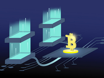 bitcoin bitcoin illustration