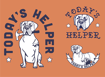 Today's Helper Logo dogs logo