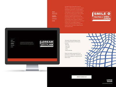 Adream Lab Web Design branding web design xd