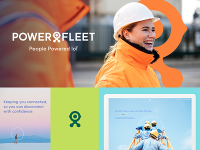 Powerfleet: Rebrand + Campaign branding campaign color logo technology web design