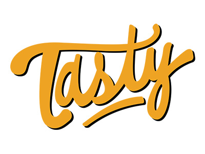 Tasty Logo handlettering logo musician