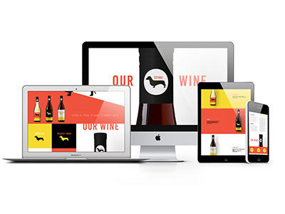 Website and Branding, Wine Company