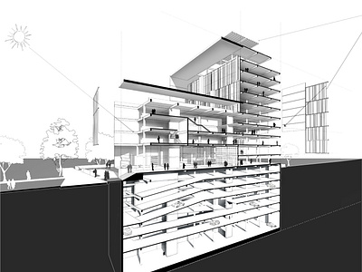 Sectional perspective 2