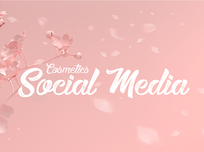 Cosmetics Social Media design photoshop social social media socialmedia