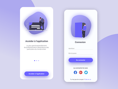 Daily UI Challenge - Jour 1 : Page de connexion