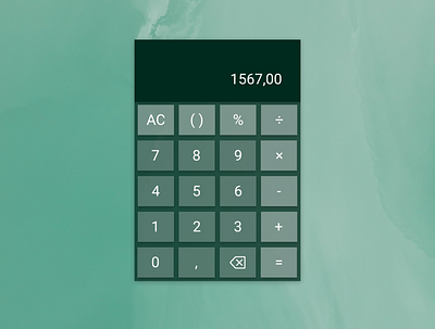 004 Day. Calculator dailyui design figma ui