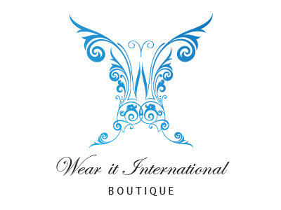 Feminine Logo butterfly fashion logo feminine logo logo design