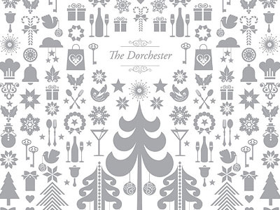 Dorchester Christmas Booklet Cover christmas dorchester hotel dorchester london menu